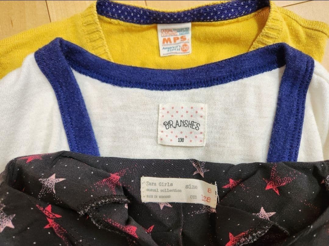 まとめ売り　女の子130 秋冬 ブランド多数　ロンT　アウター
