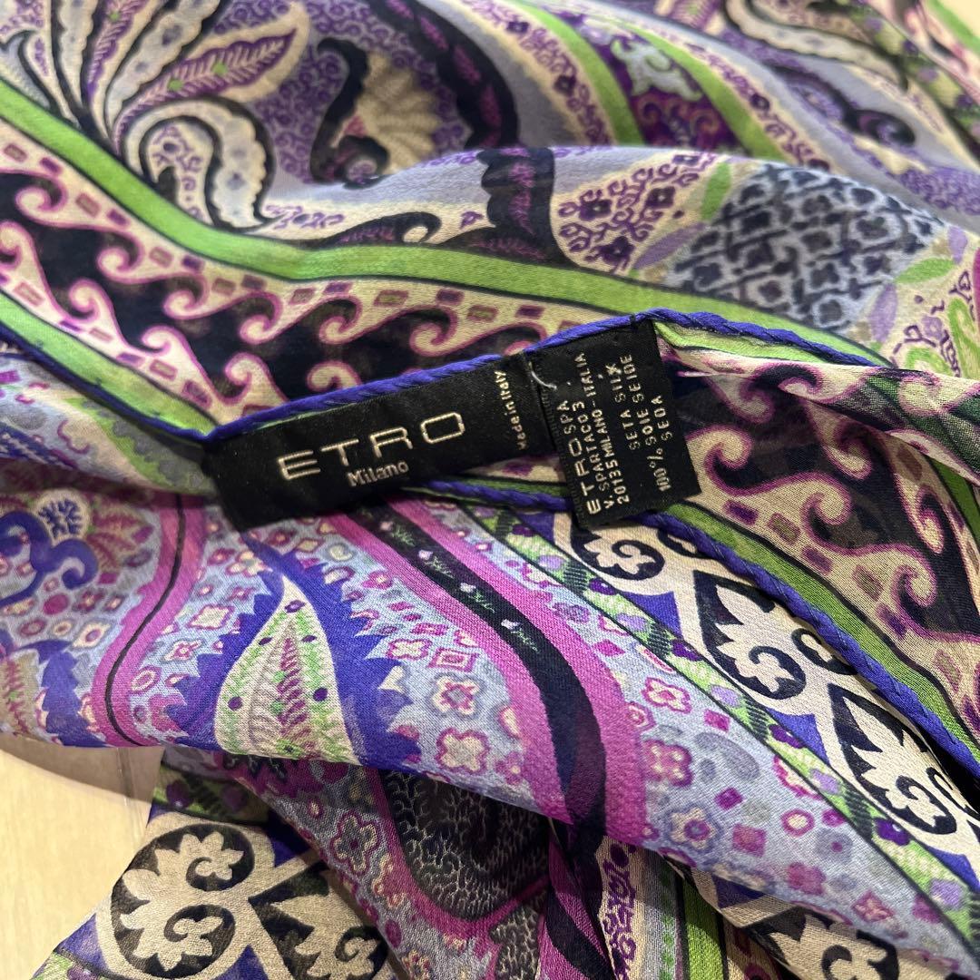 etro シルクスカーフ 使用回数1回