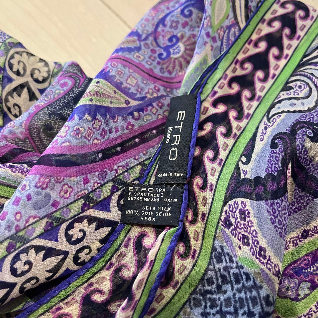 etro シルクスカーフ 使用回数1回