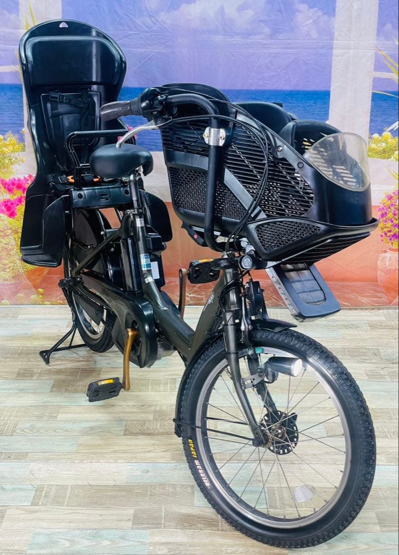 ヤマハパスキス⭐️人気モデル！子供乗せ電動アシスト自転車Y3421