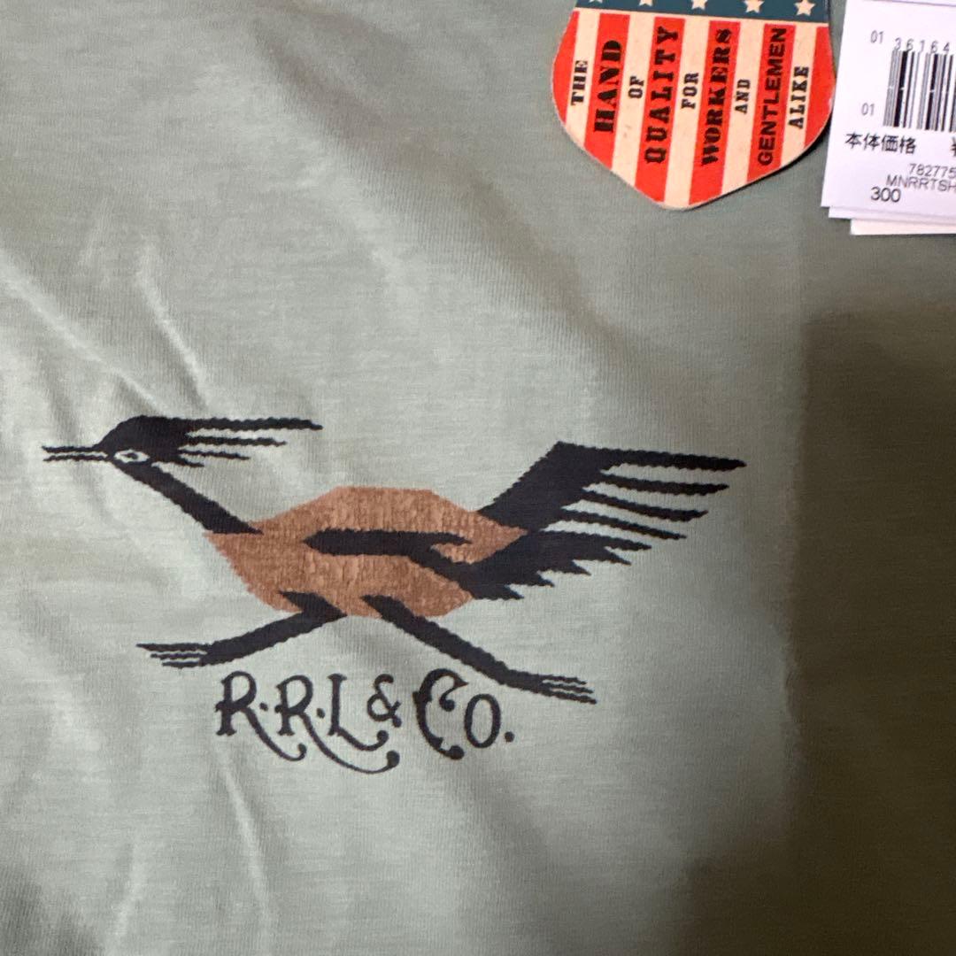 RRL オリーブグリーン Tシャツ Lサイズ
