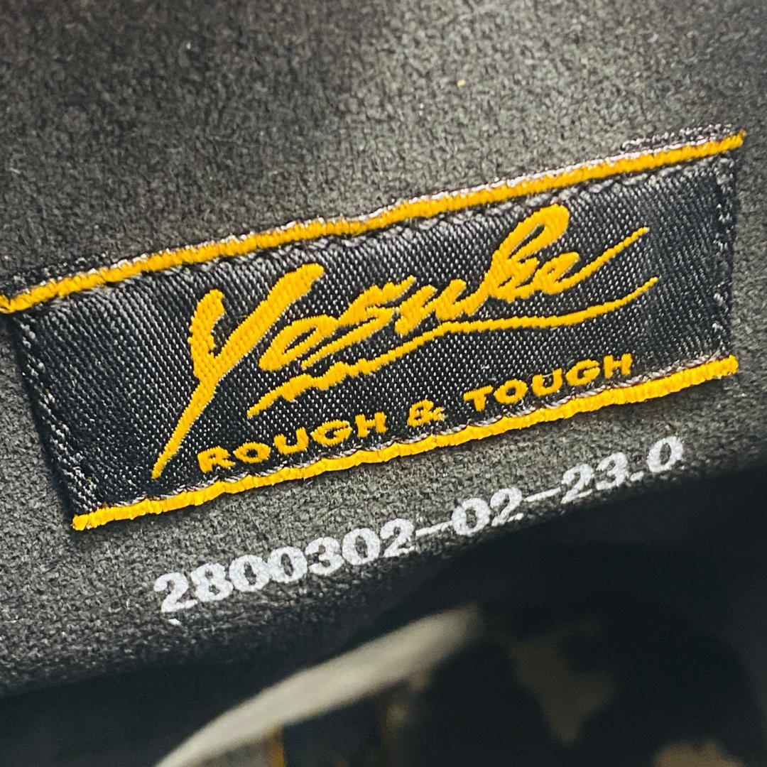 極美品　yosuke　ヨースケ　エンジニアブーツ　ベルト　ダメージ加工　23　黒