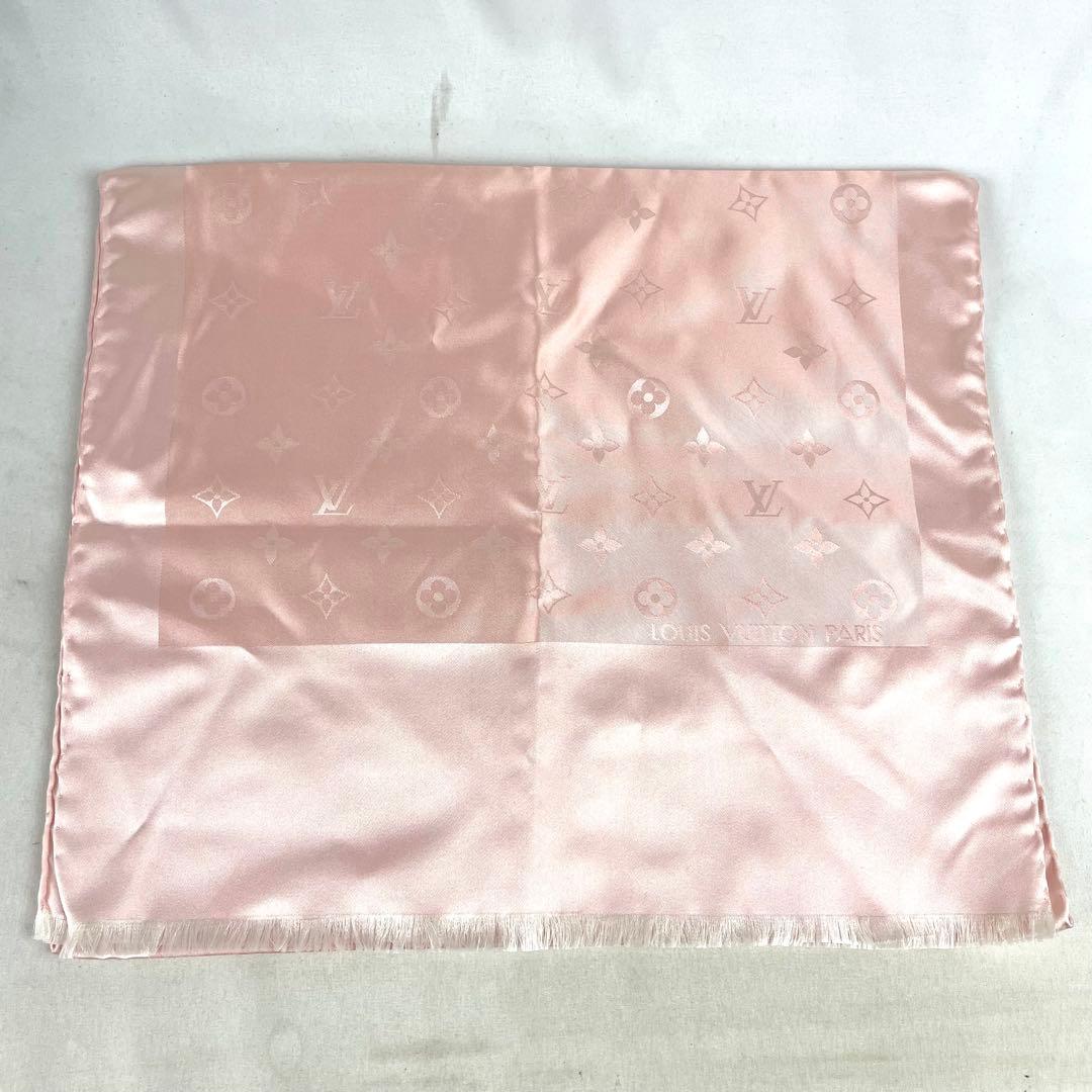 LOUIS VUITTON ルイヴィトン ストール モノグラム ピンク