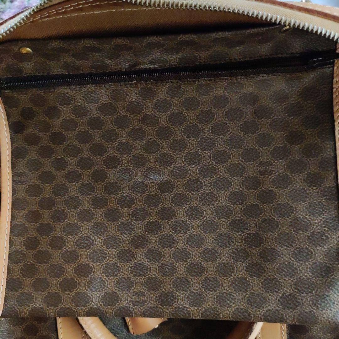 CELINE ダークブラウン ボストンバッグ