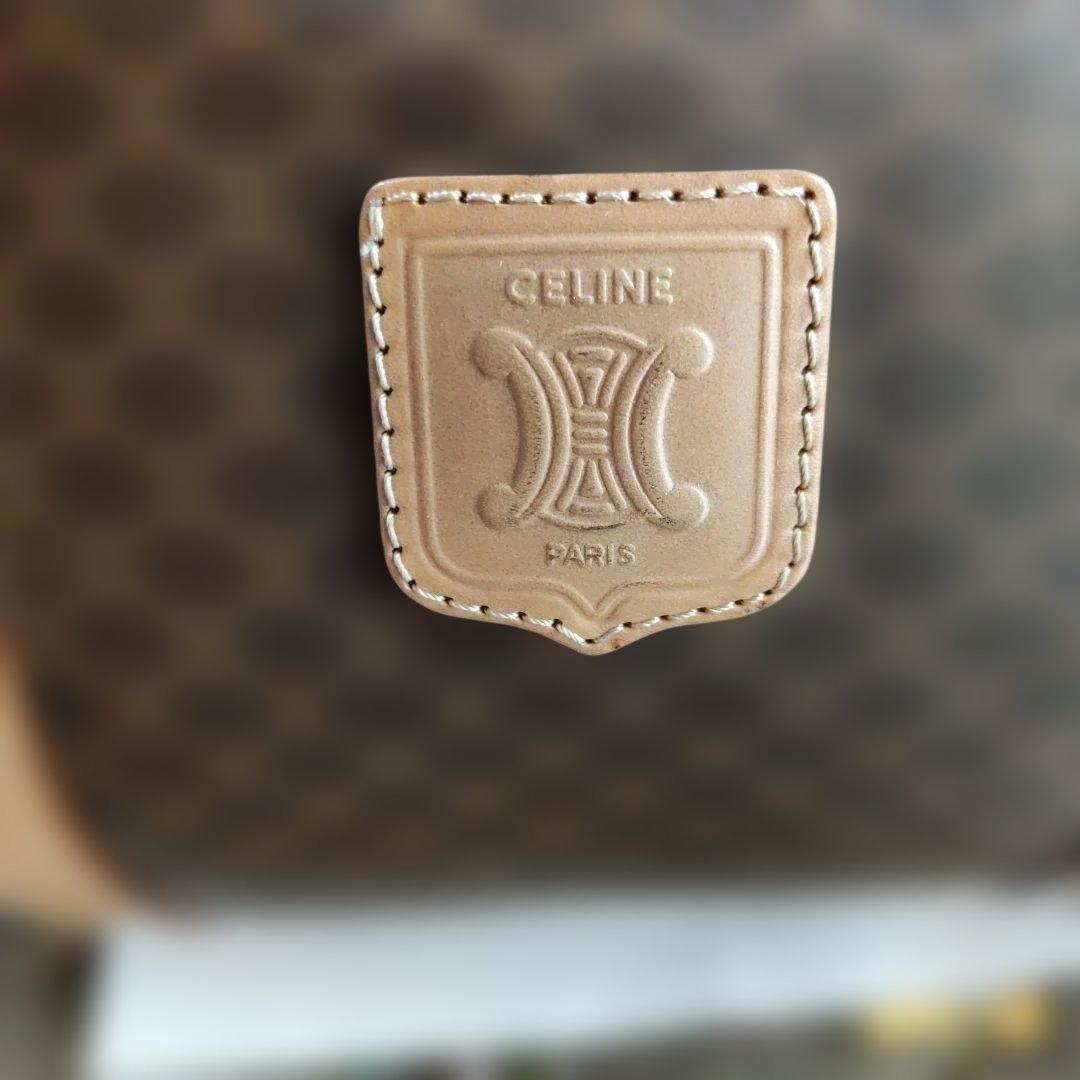 CELINE ダークブラウン ボストンバッグ