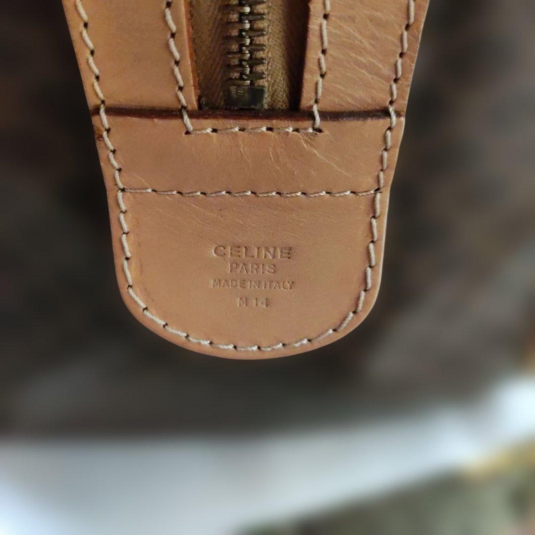 CELINE ダークブラウン ボストンバッグ