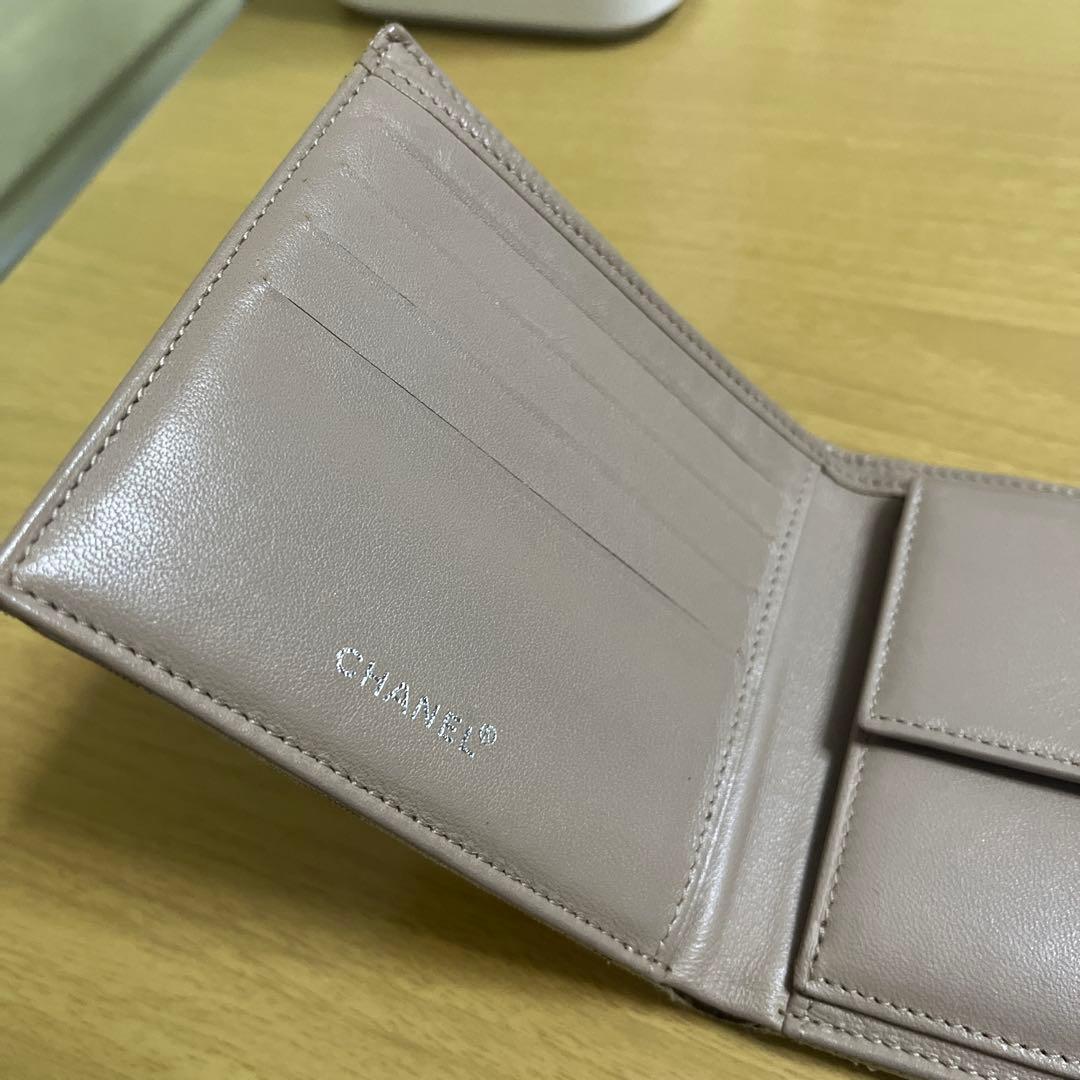 CHANEL 二つ折り財布 ニュートラベルライン
