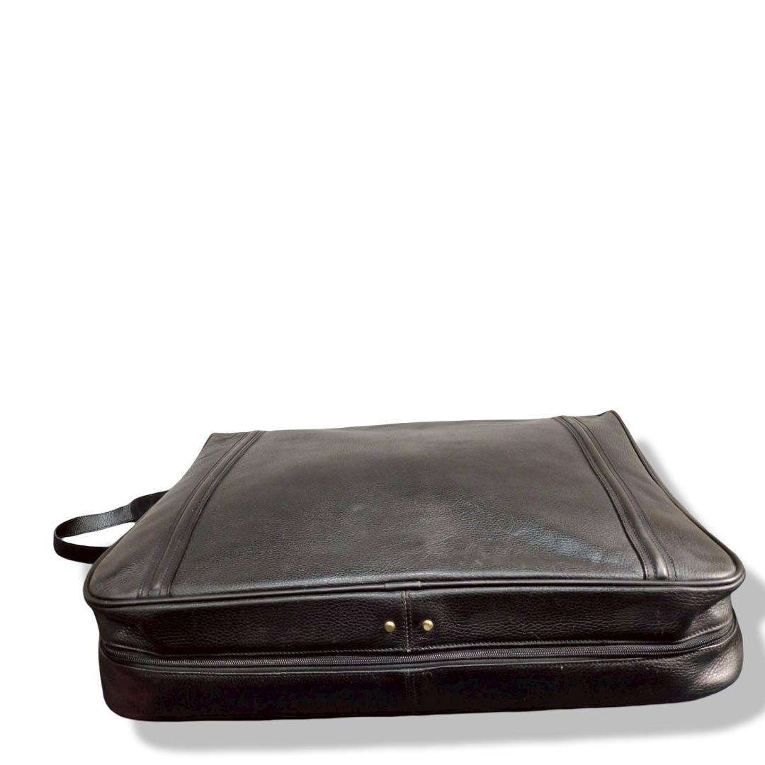 BALLY　2way ガーメントバッグ　ブラック　オールレザー　大容量　y2k