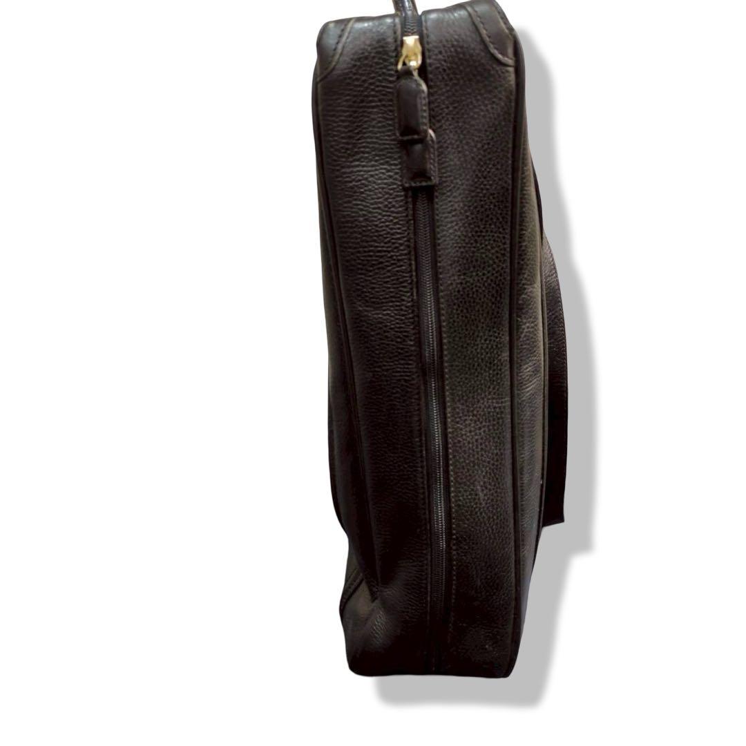 BALLY　2way ガーメントバッグ　ブラック　オールレザー　大容量　y2k
