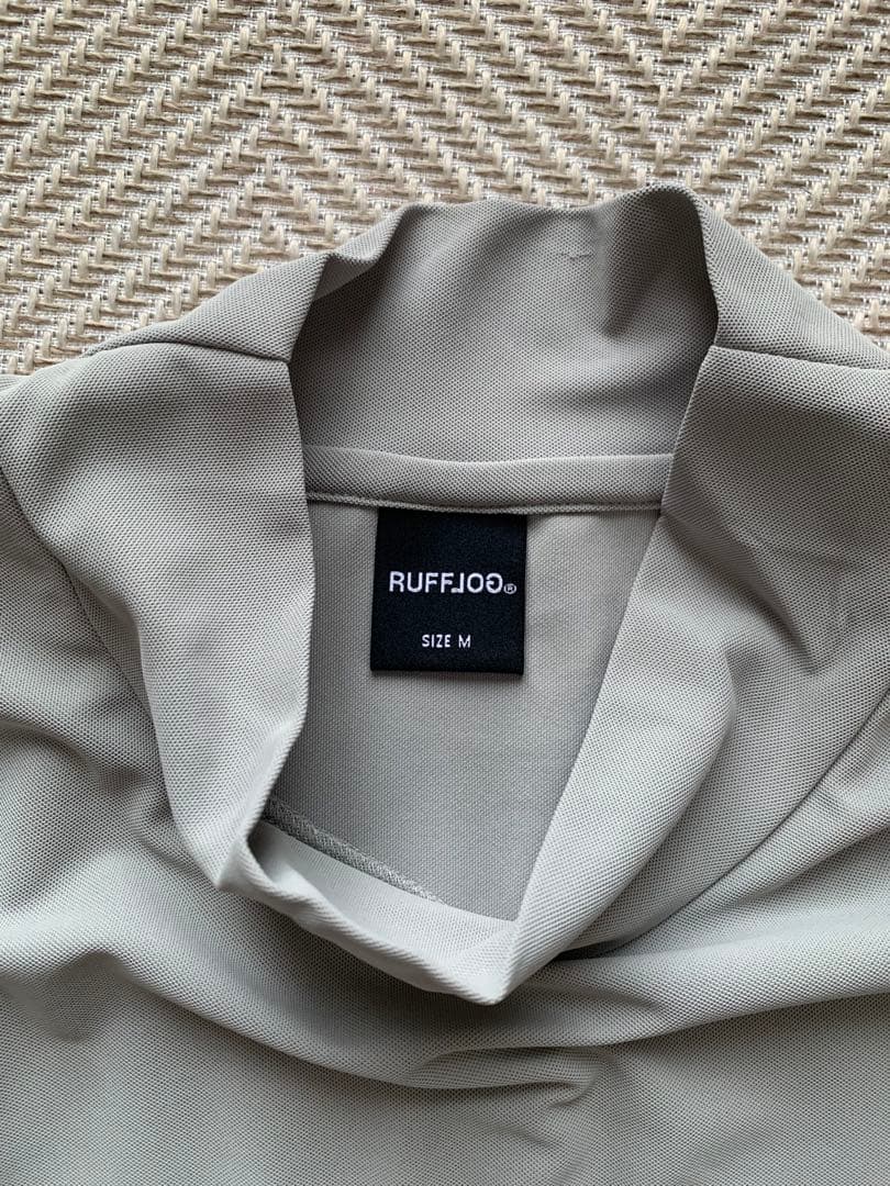 ラフロッグ　モックネックティー　 サイズM RUFFLOG