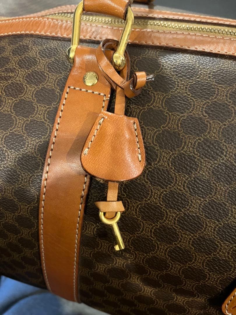 CELINE セリーヌ ボストンバッグ マカダム マカダム柄 トリオンフ