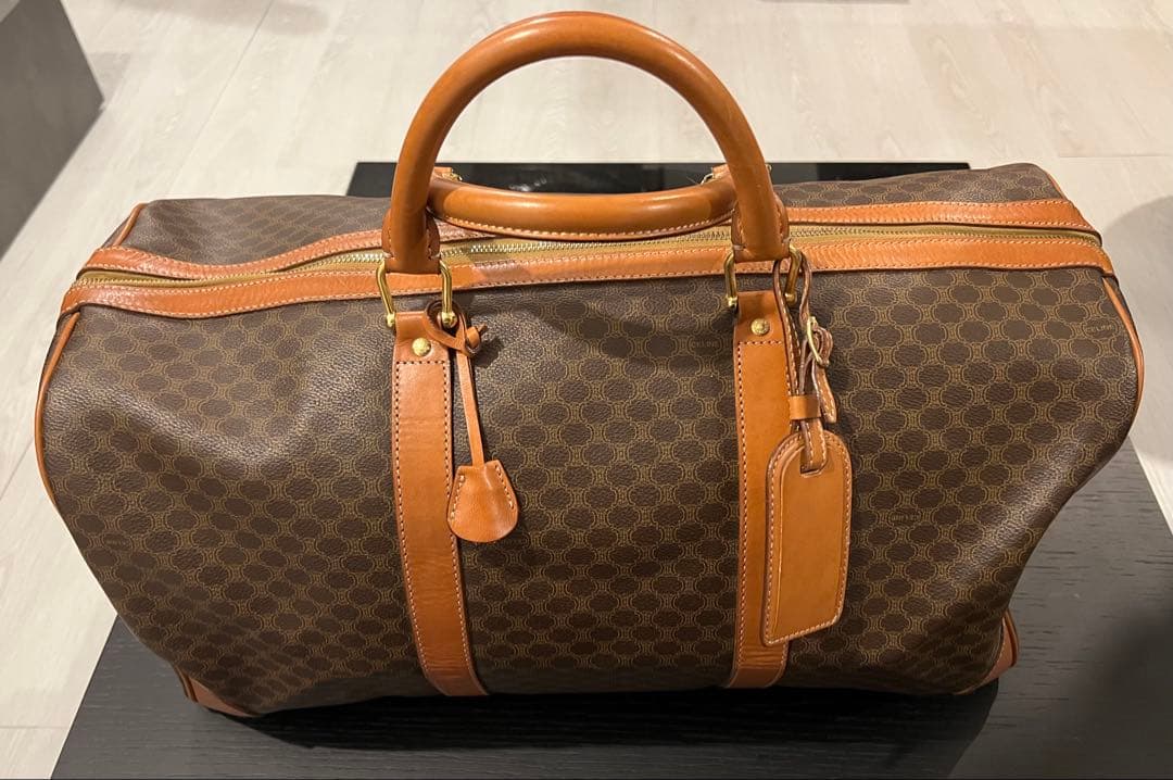 CELINE セリーヌ ボストンバッグ マカダム マカダム柄 トリオンフ