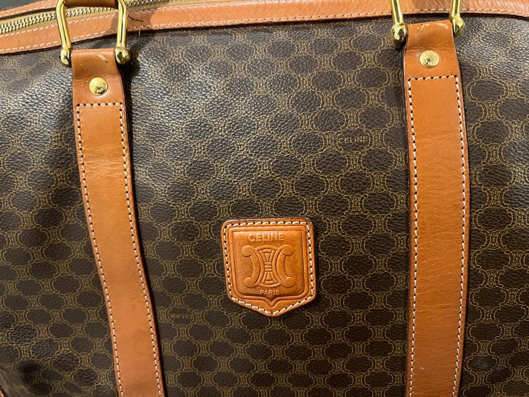 CELINE セリーヌ ボストンバッグ マカダム マカダム柄 トリオンフ