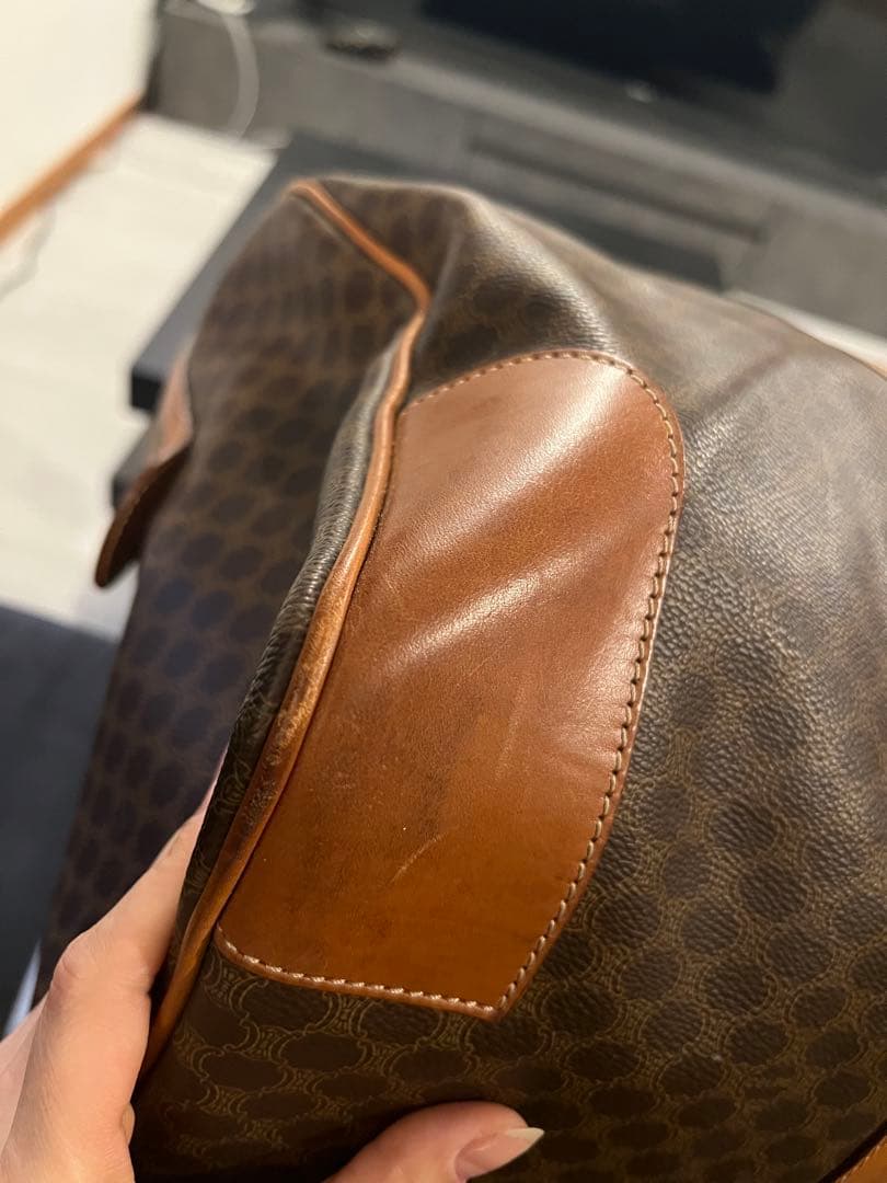 CELINE セリーヌ ボストンバッグ マカダム マカダム柄 トリオンフ