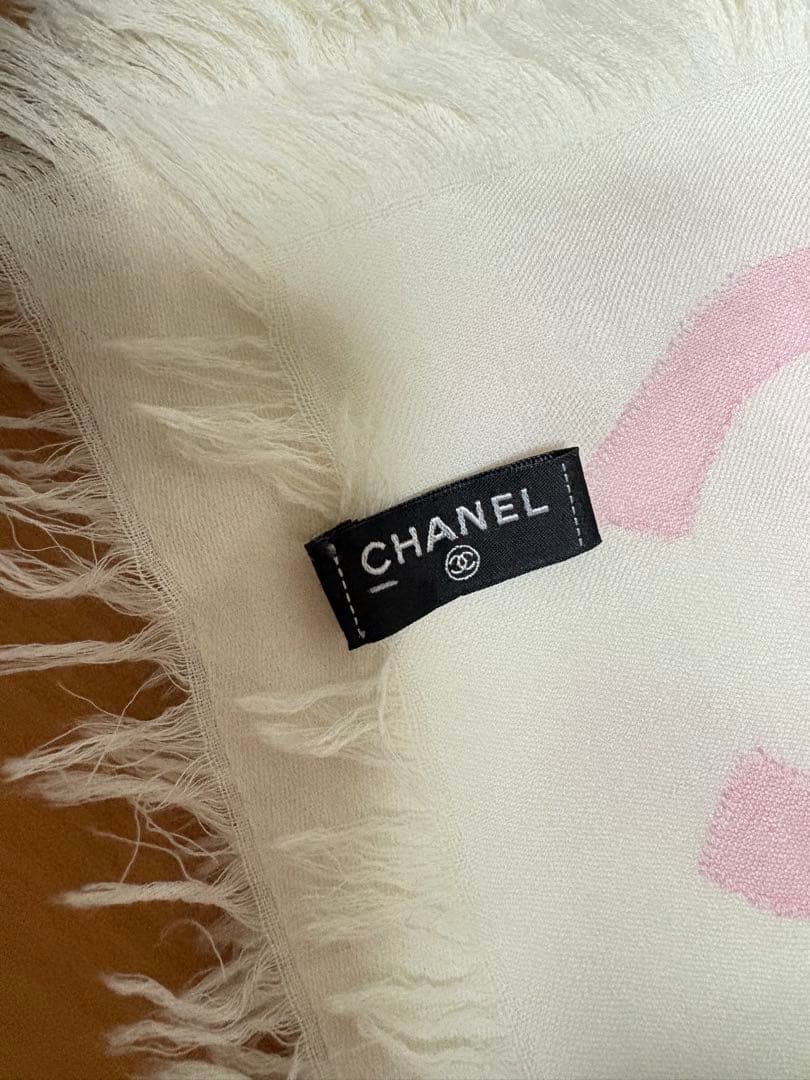 正規品　2023 chanel シャネル　ストール　ココマーク　カシミヤ　ピンク