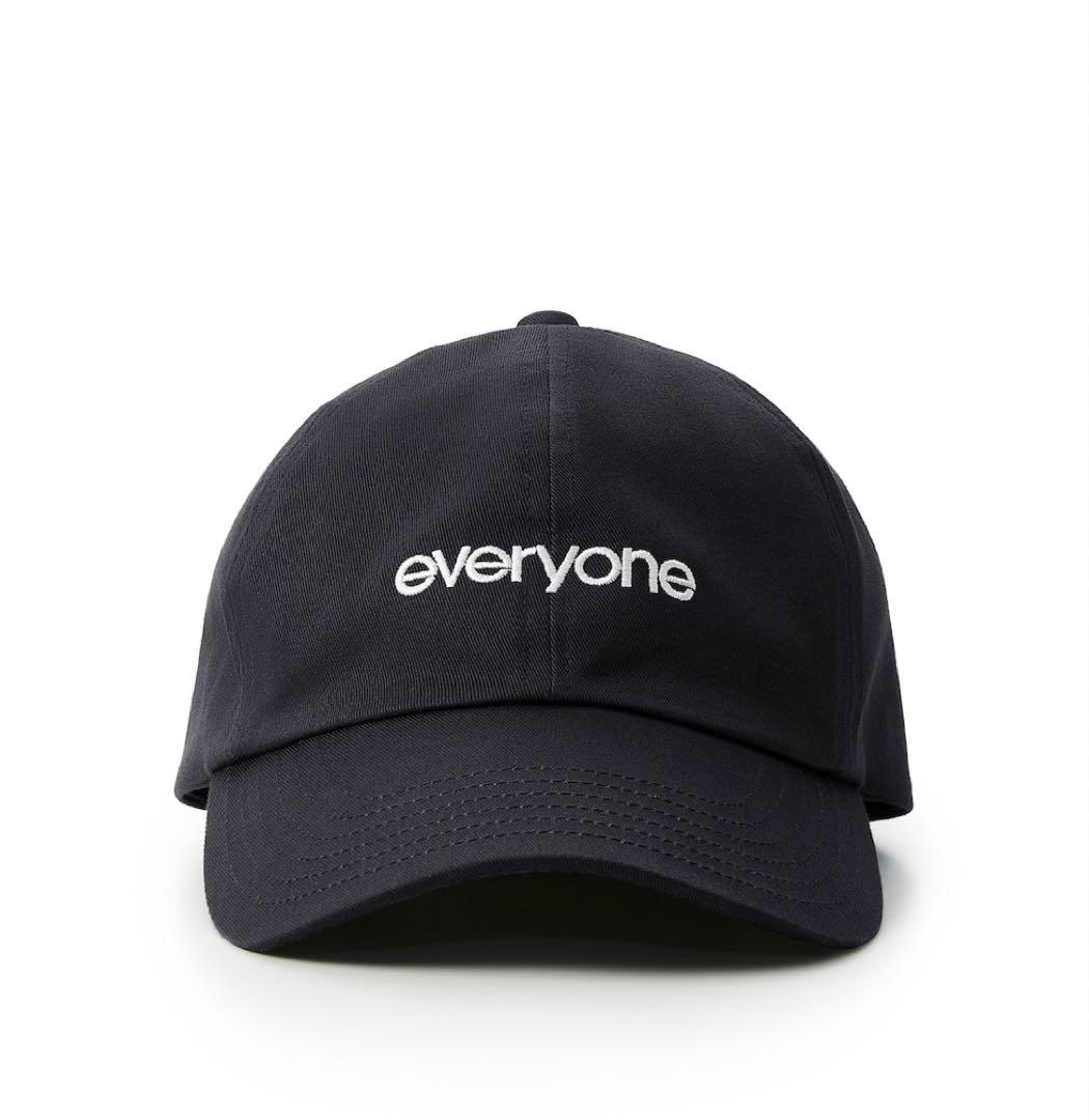 【26SS】新作everyone og logo daily cap Black