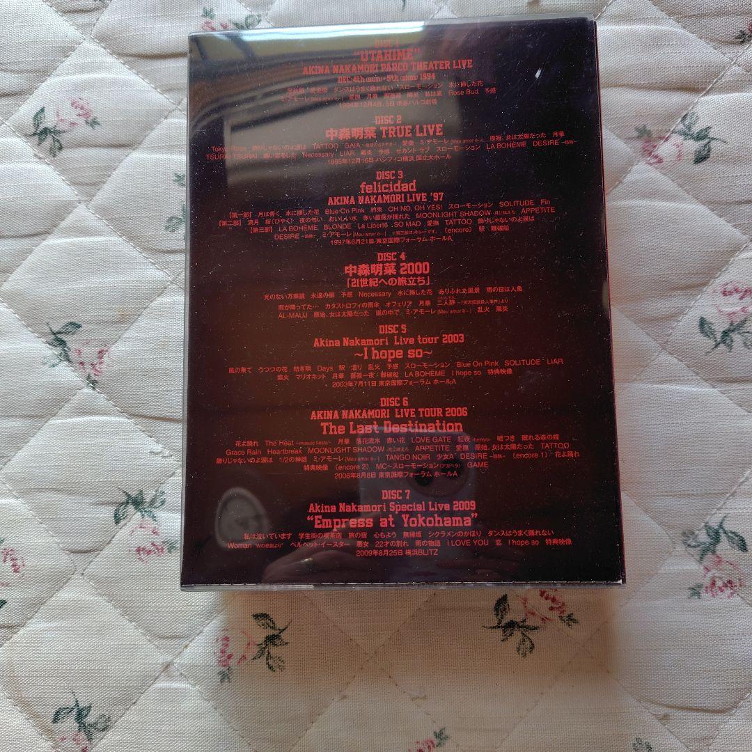 中森明菜 THE LIVE DVD COMPLETE BOX