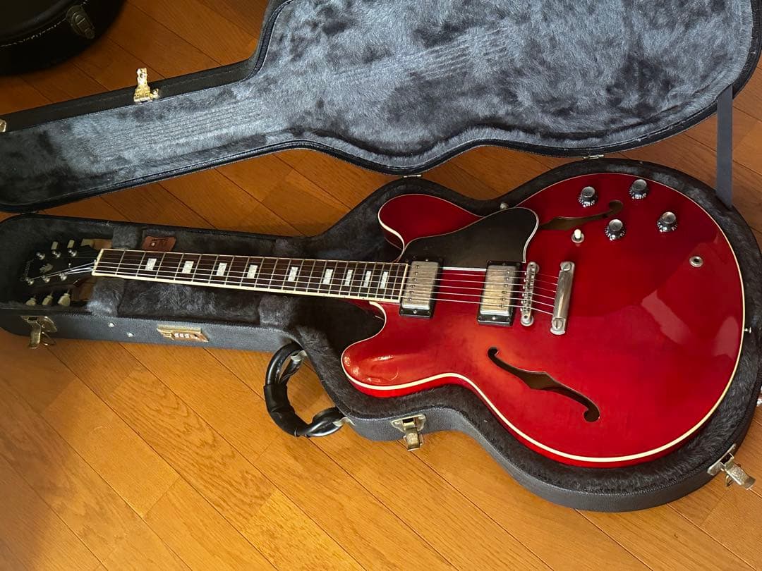 時値Gibson ES-335 Cherry red ギブソン ブロックインレイ