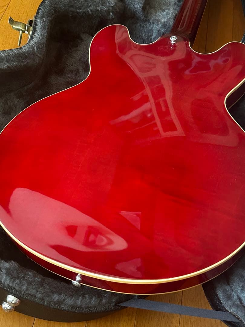 時値Gibson ES-335 Cherry red ギブソン ブロックインレイ