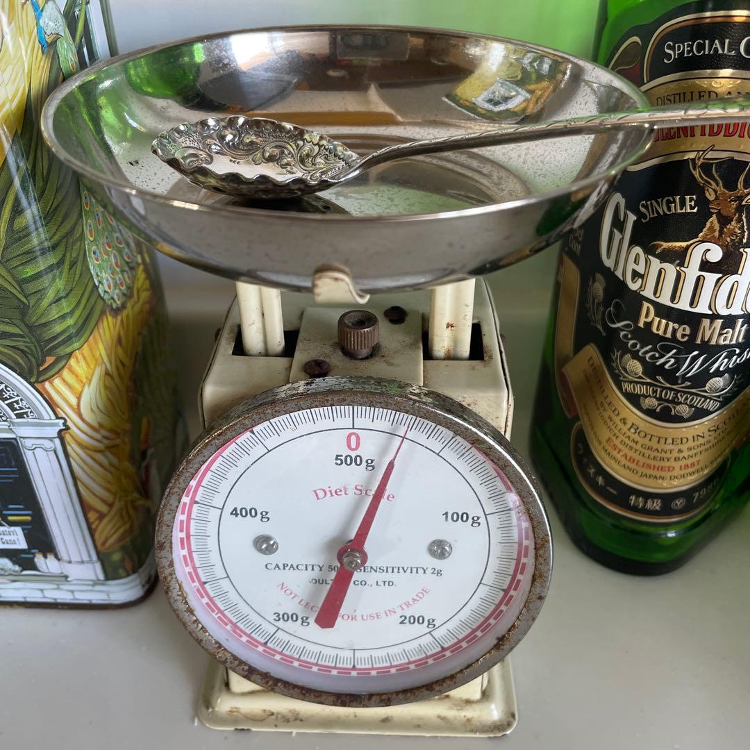 銀製装飾スプーン 約14cm