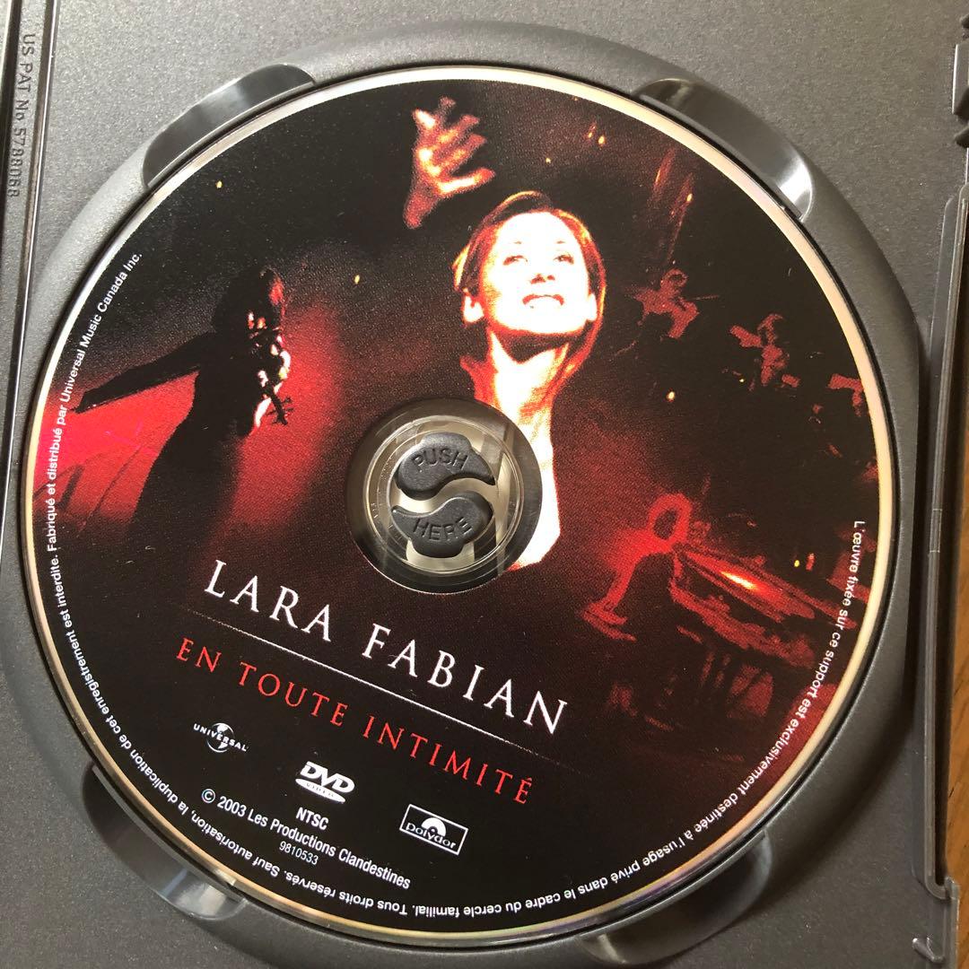 Toute Intimite DVD Lara Fabian ララ•ファビアン