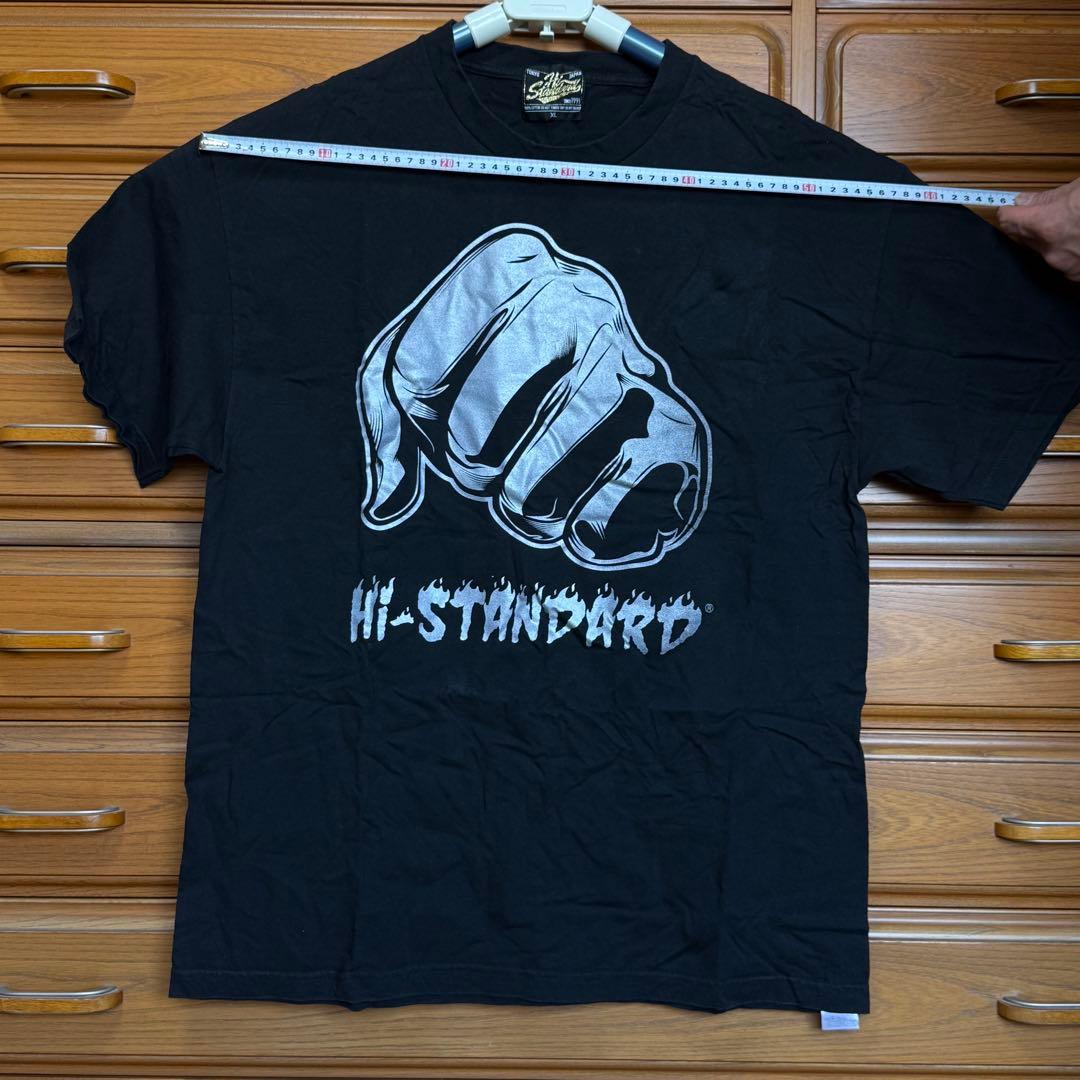 HI-STANDARD ブラック Tシャツ 拳デザイン