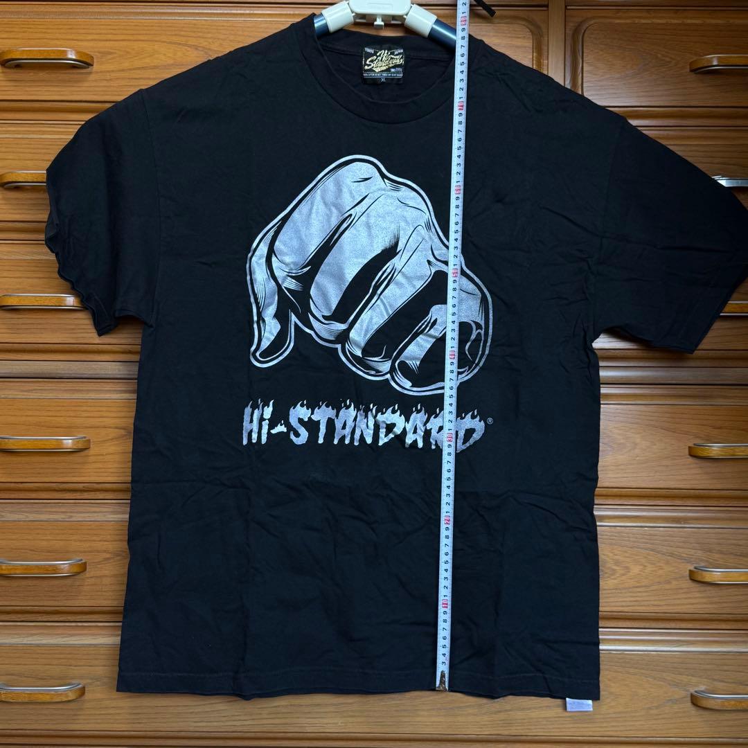 HI-STANDARD ブラック Tシャツ 拳デザイン