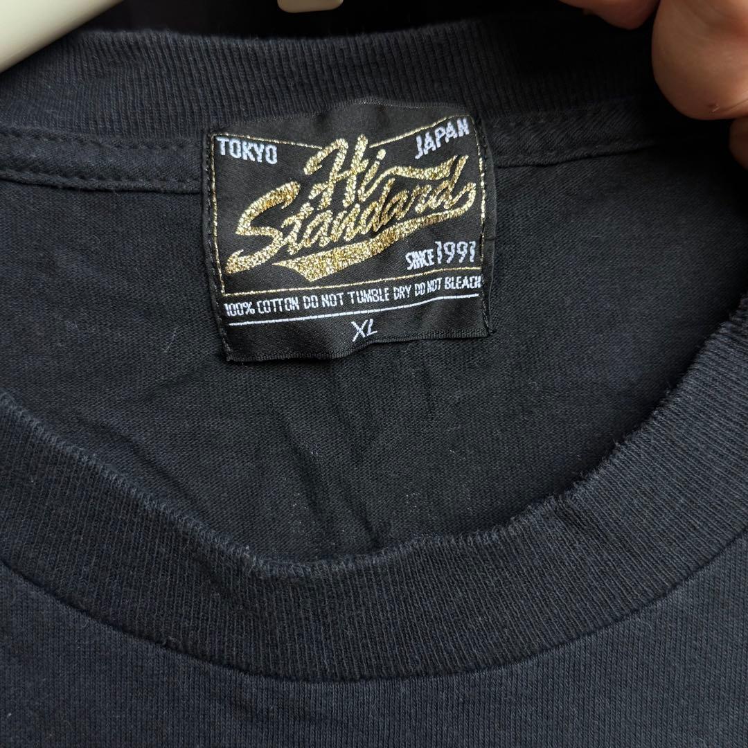 HI-STANDARD ブラック Tシャツ 拳デザイン