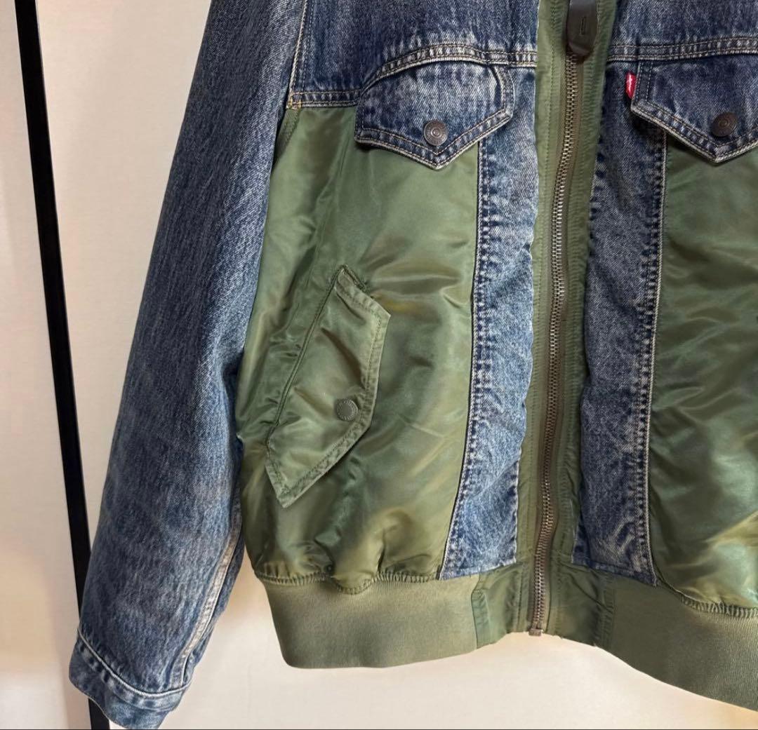 Levi's HYBRID TRUCKER ma-1 リーバイス ハイブリッド