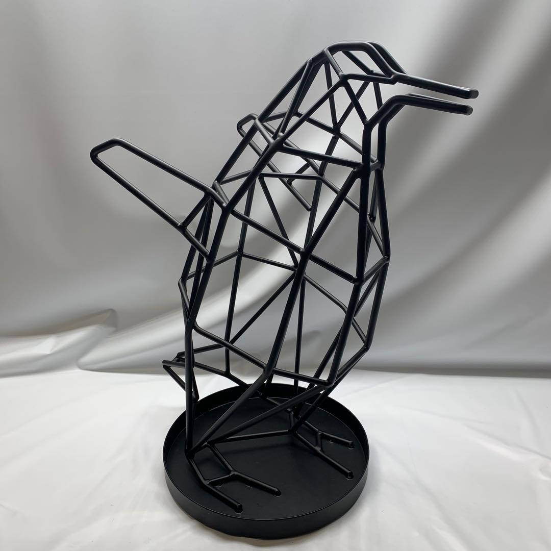 ペンギンの傘立て シャドーワイヤー UMBRELLA STAND ベビーペンギン