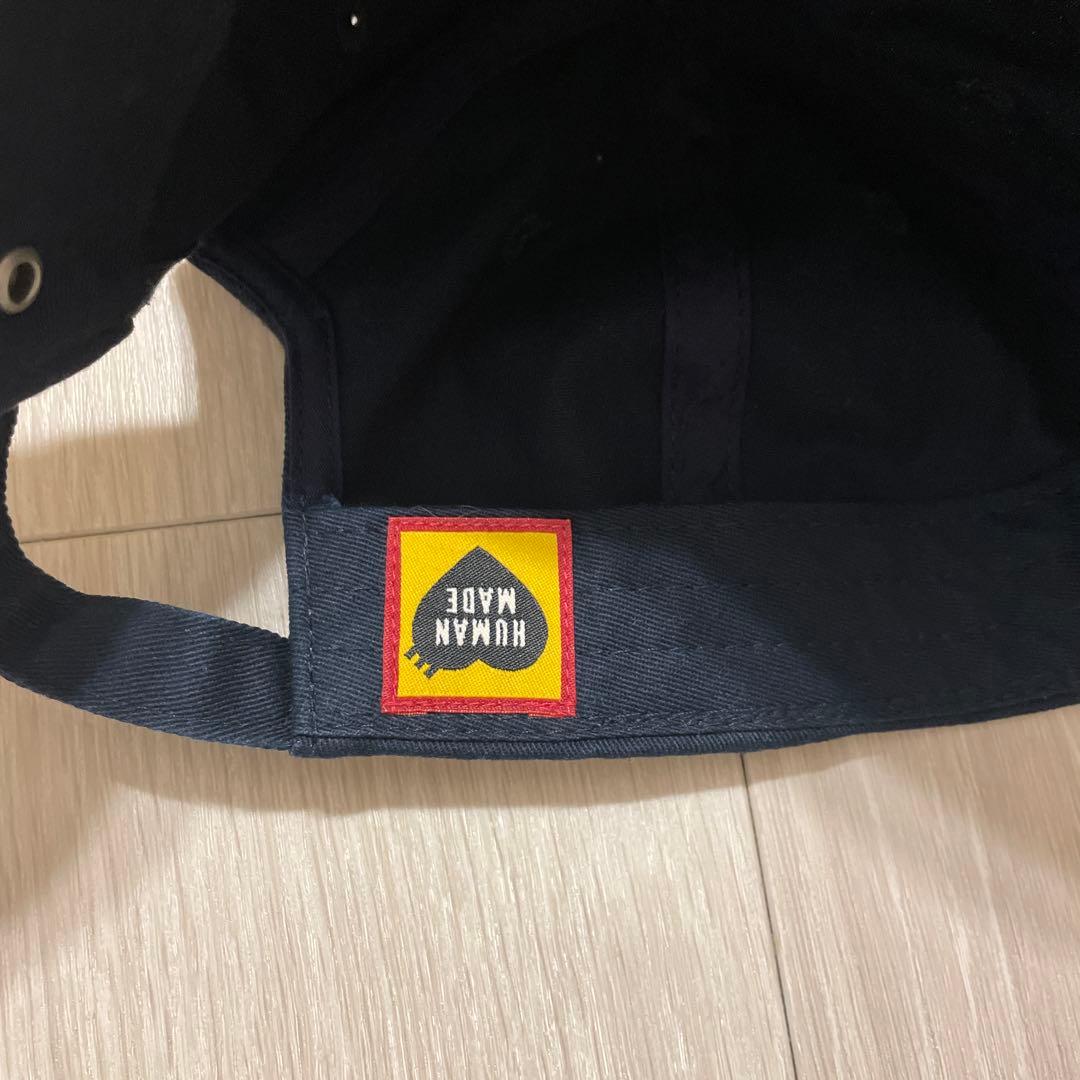 Human Made ネイビーキャップ ハート　美品
