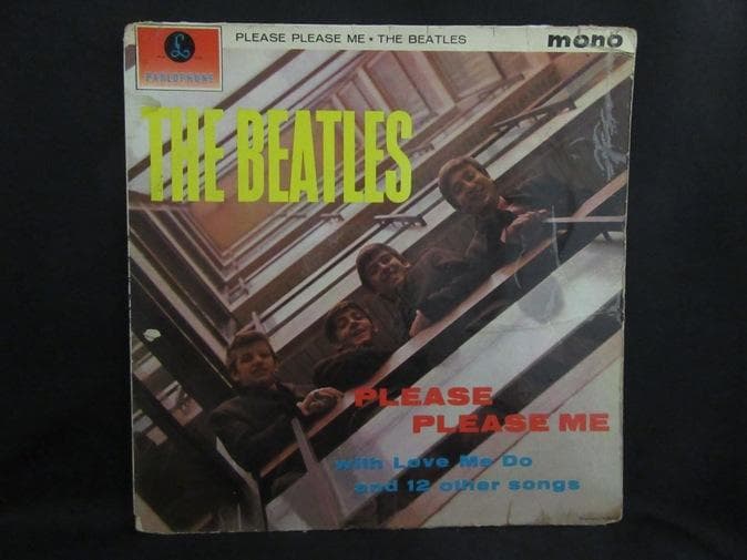 BEATLES★Please Please Me UK Gold Parloph