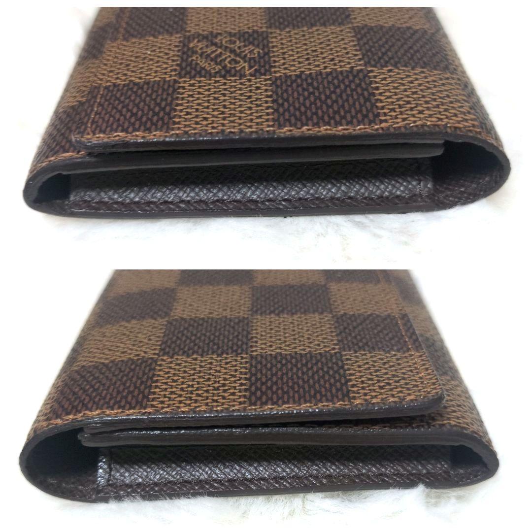 【未使用】 LOUIS VUITTON 　ダミエ 名刺入れ　箱付き　ブラウン