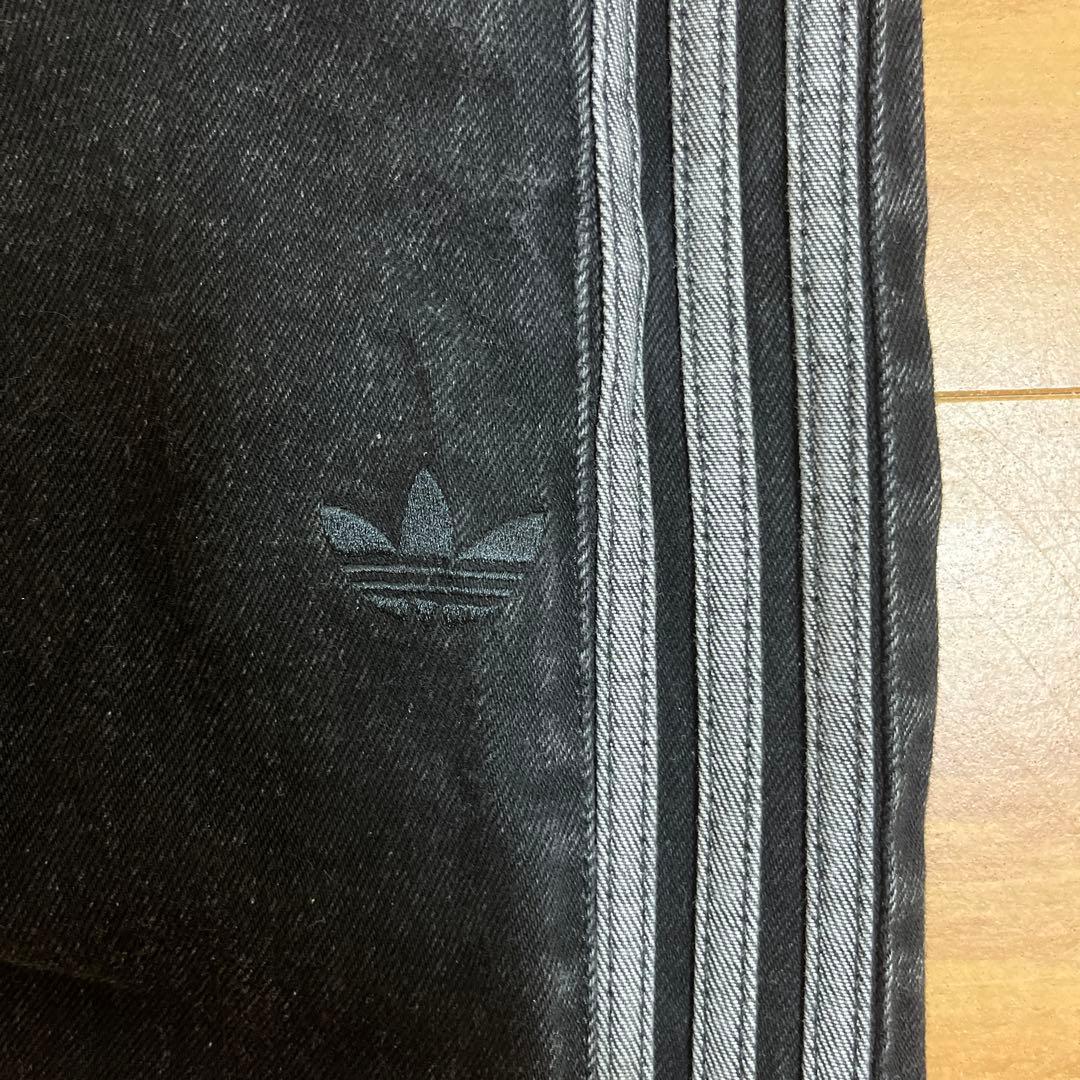 adidas アディダス ファイヤー バード デニムパンツ ブラック 30
