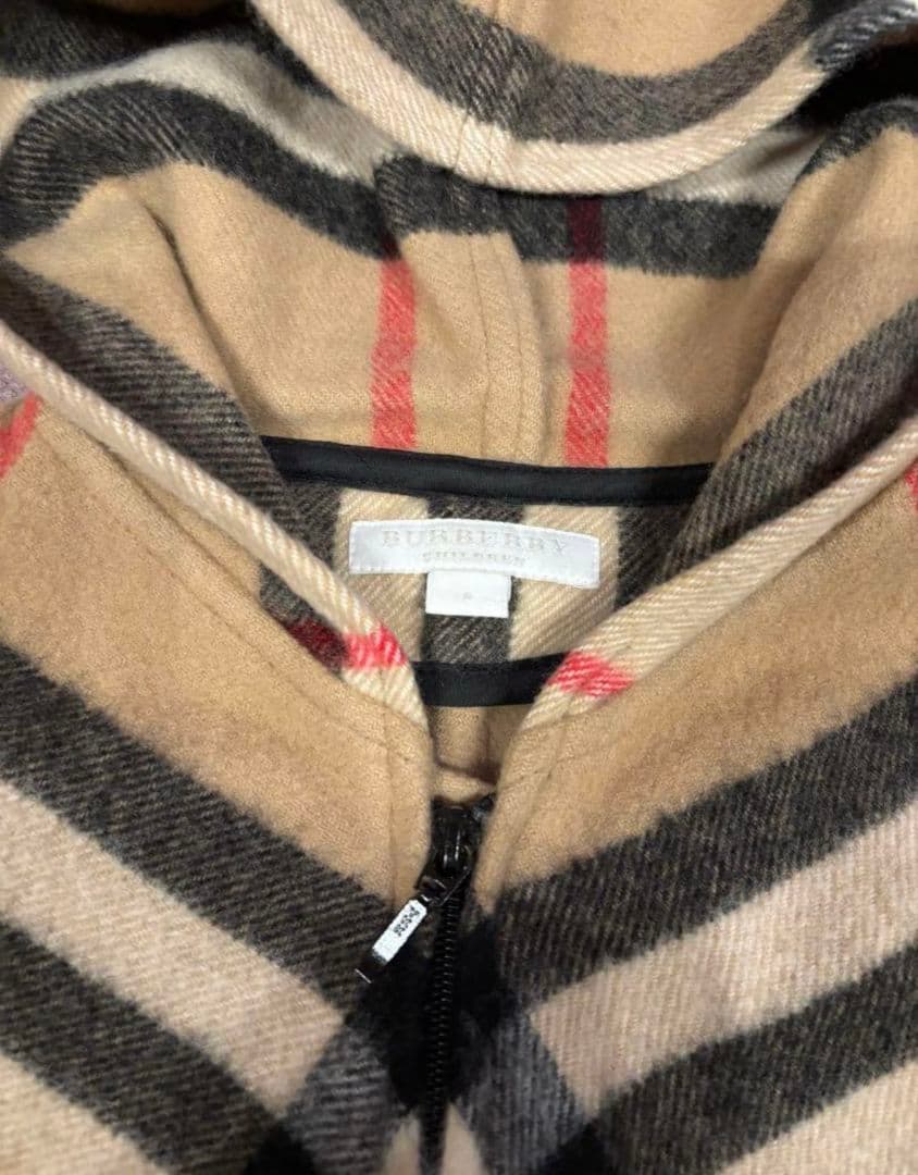 【最終値下げ】BURBERRY　バーバリー　ベイビー　ポンチョ　マフラー