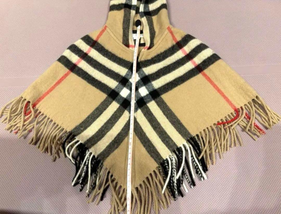 【最終値下げ】BURBERRY　バーバリー　ベイビー　ポンチョ　マフラー