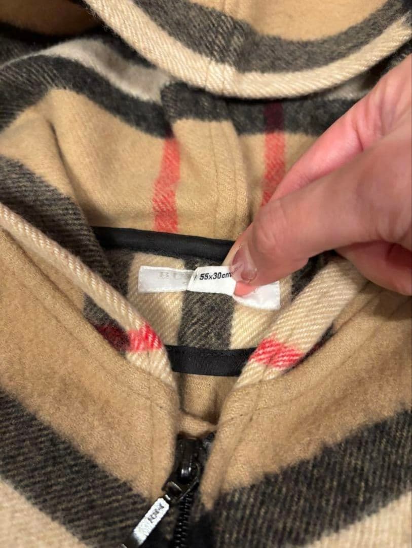 【最終値下げ】BURBERRY　バーバリー　ベイビー　ポンチョ　マフラー