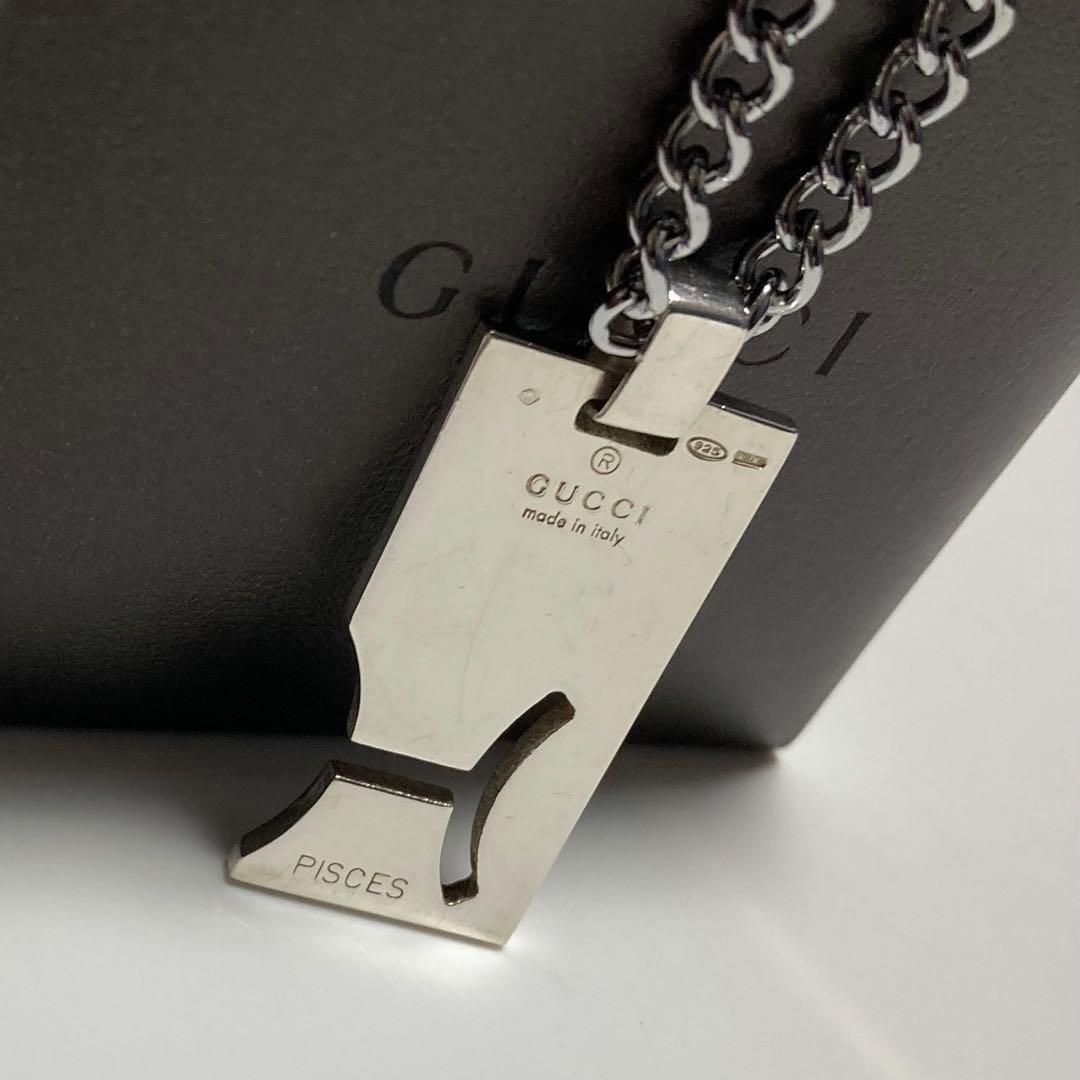 【うお座】 GUCCI グッチ ネックレス 良品 送料無料 付属品付き