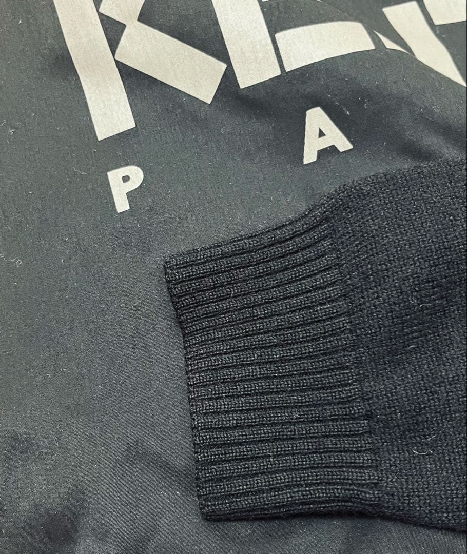 old Kenzo homme ロゴ　ボンバー　ブルゾン　ジャケット　黒