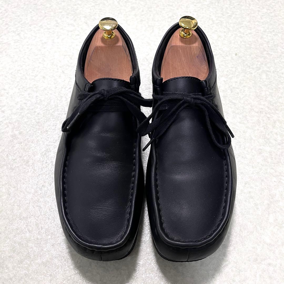 【雨OK 美品】25.5 Clarks Wallabee EVO WP ワラビー