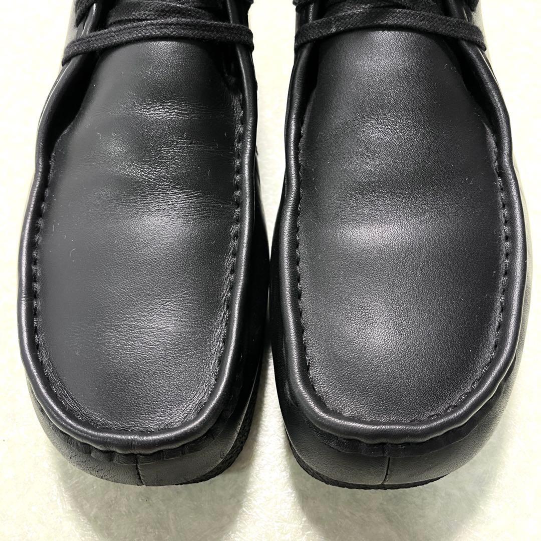 【雨OK 美品】25.5 Clarks Wallabee EVO WP ワラビー