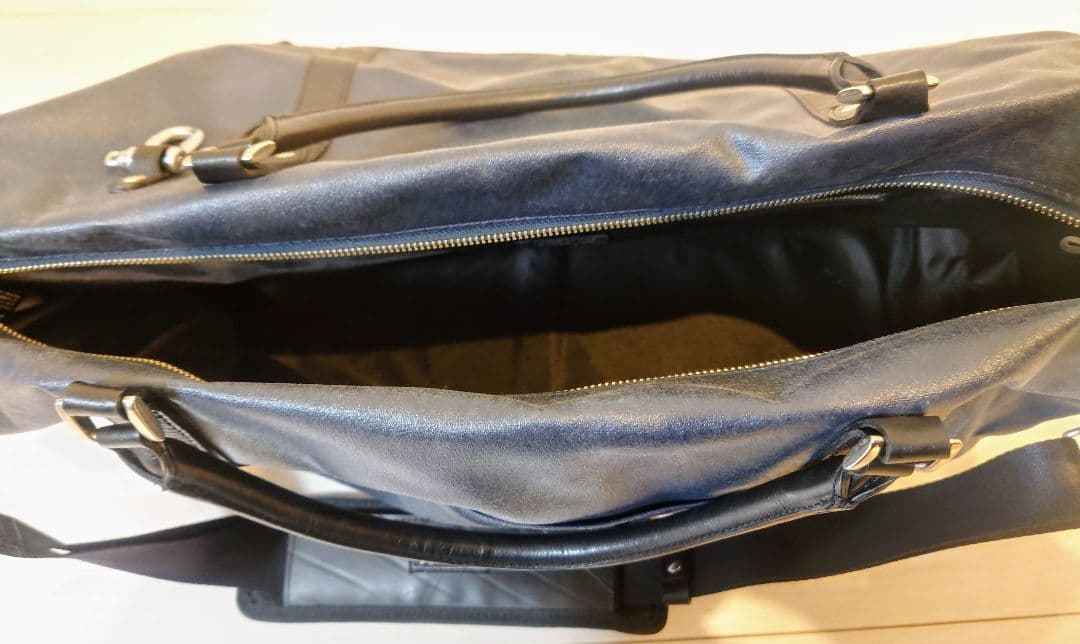 SEAL 森野帆布 コラボ トラベルボストンバッグ ネイビー MS-0013NV
