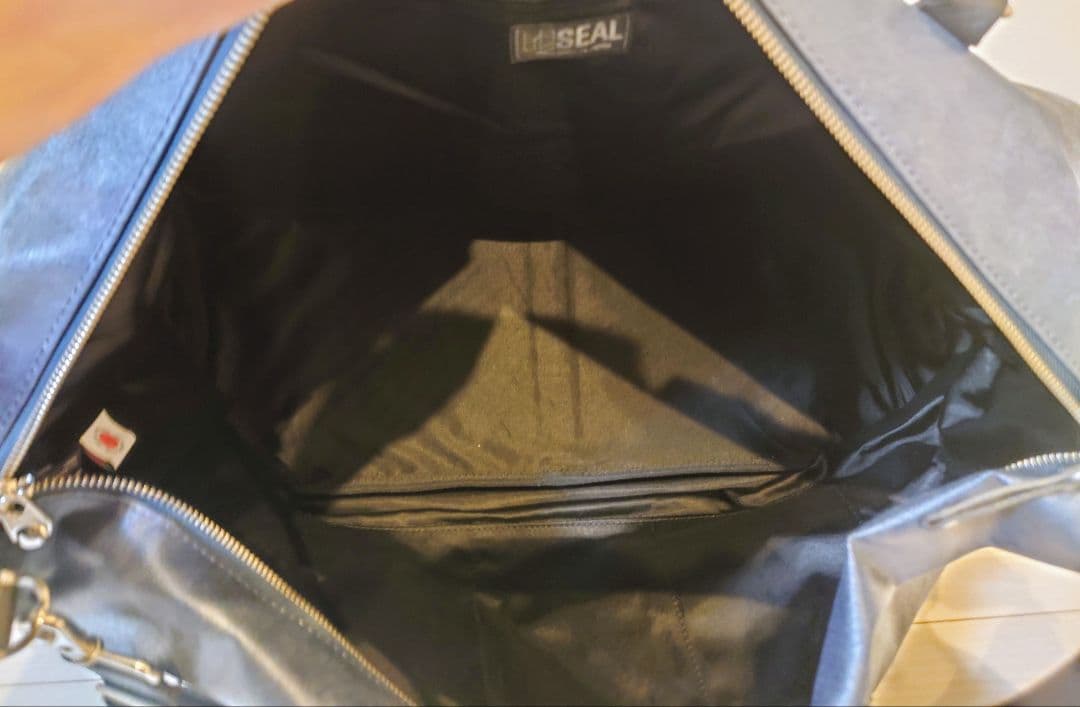 SEAL 森野帆布 コラボ トラベルボストンバッグ ネイビー MS-0013NV