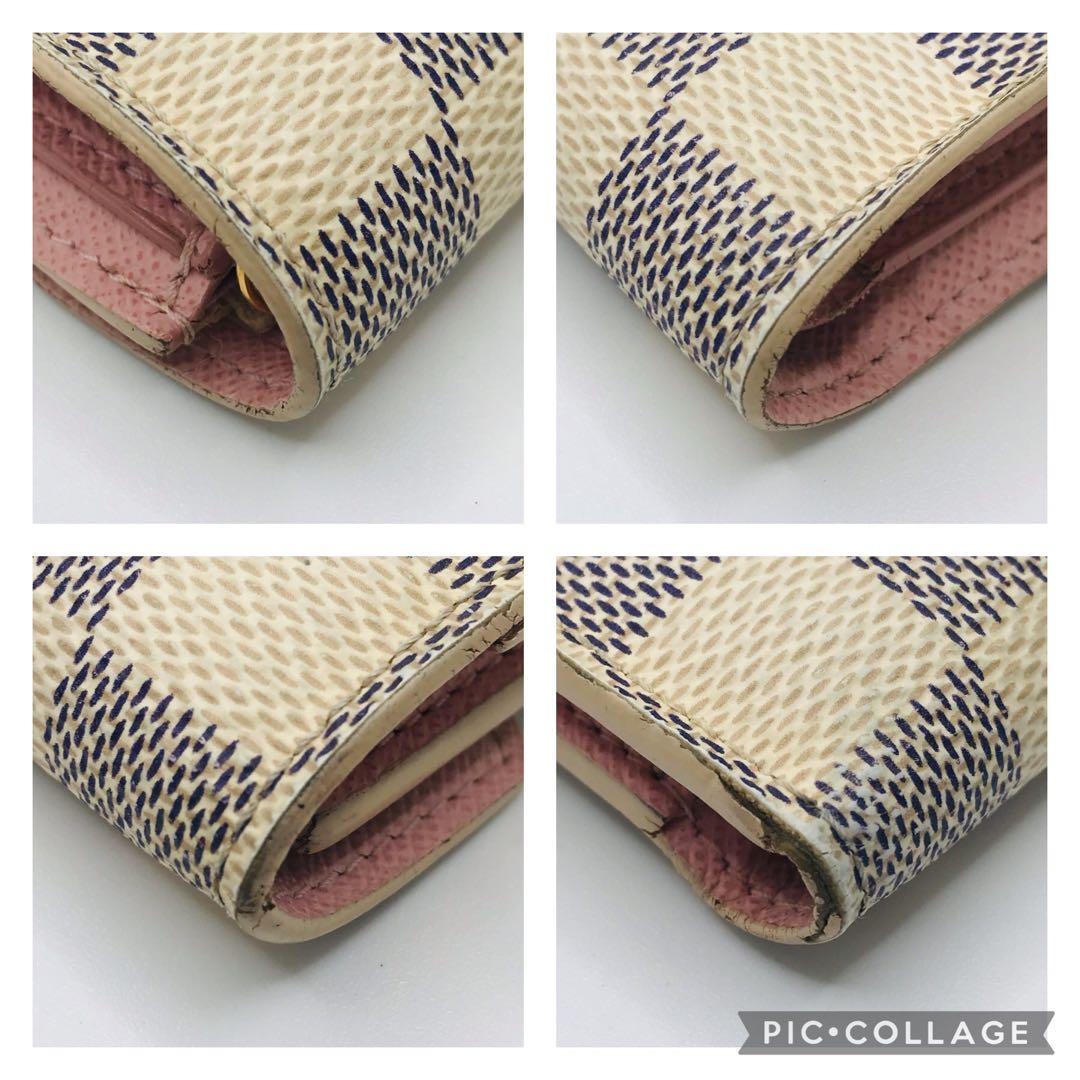 極美品✨ダミエ アズール ポルトフォイユ ヴィクトリーヌ 折り財布 ルイヴィトン