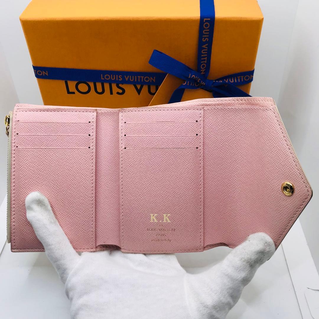 極美品✨ダミエ アズール ポルトフォイユ ヴィクトリーヌ 折り財布 ルイヴィトン