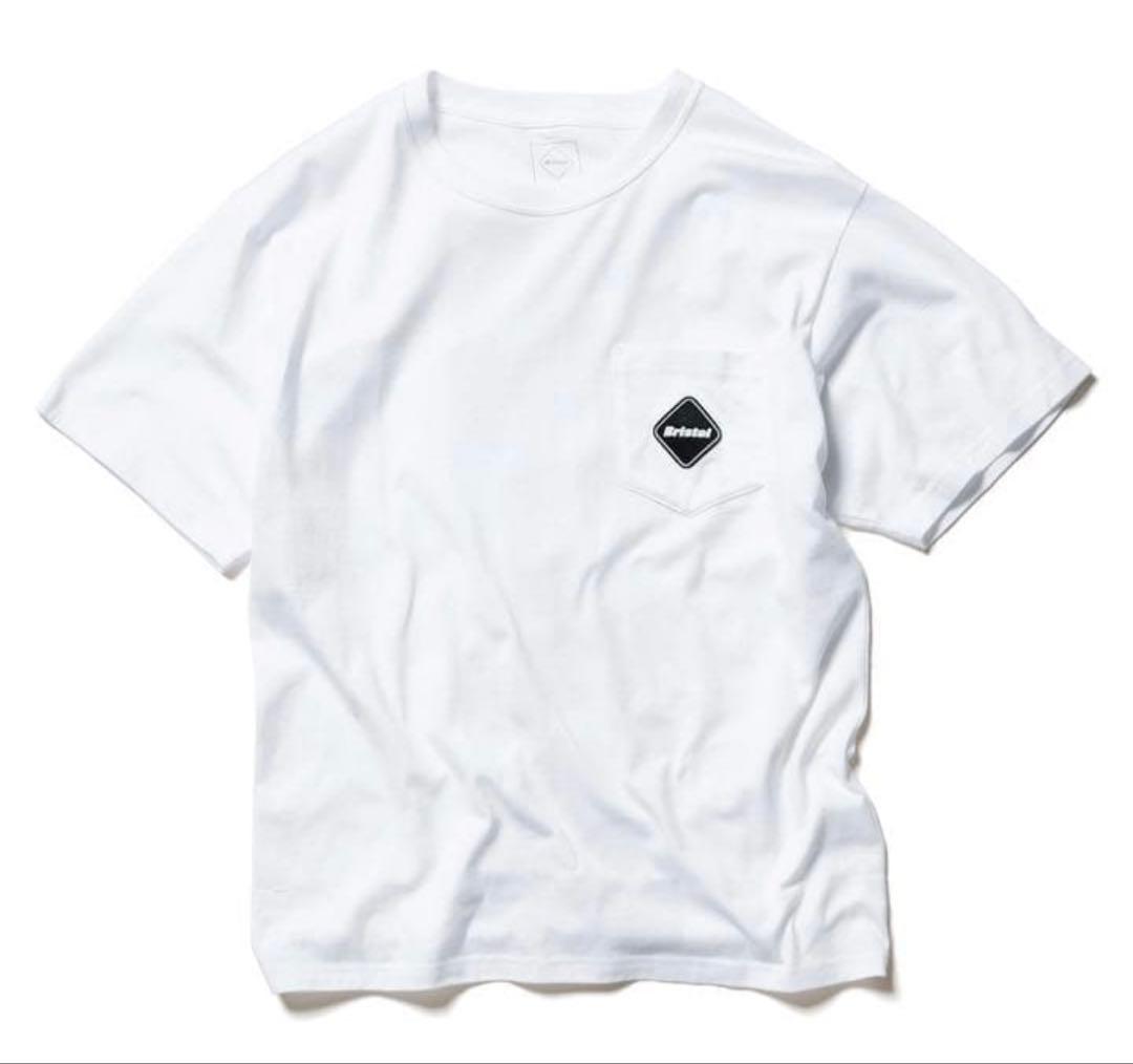 ゲ*.様 【美品】FCRB 20AW BIG LOGO POCKET TEE W