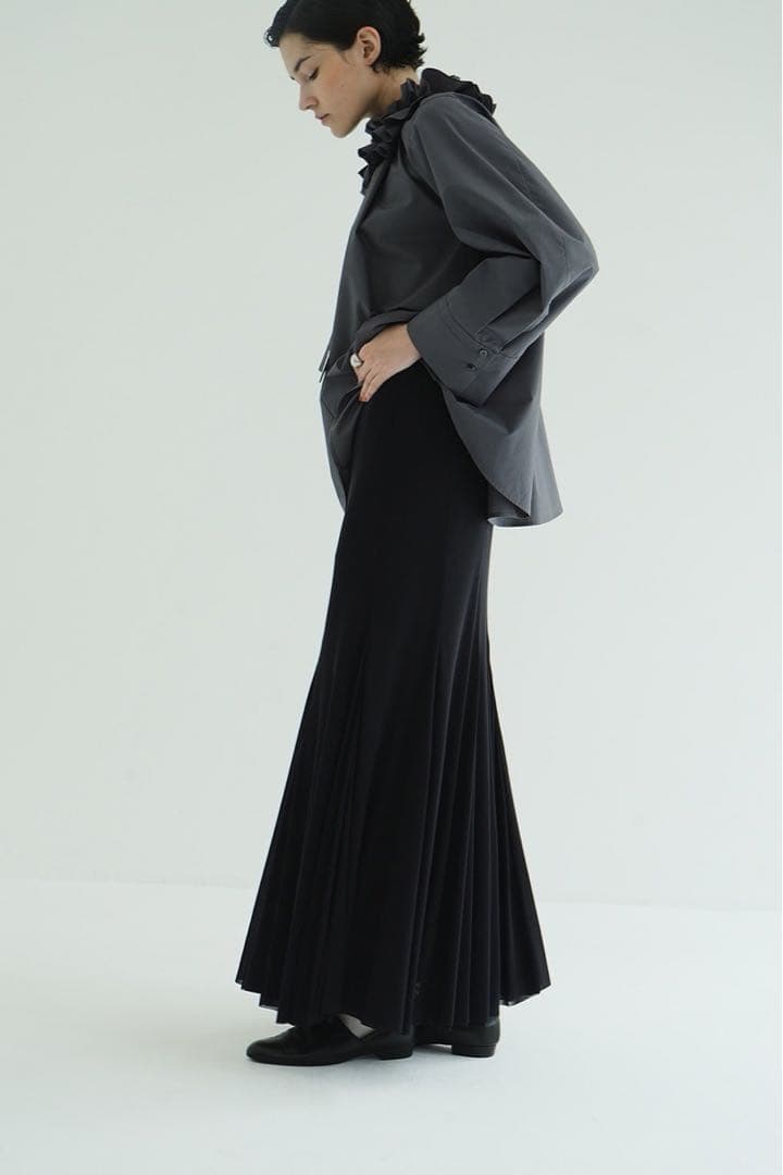 スカート CLANE LOW WAIST W TULLE MERMAID SKIRT