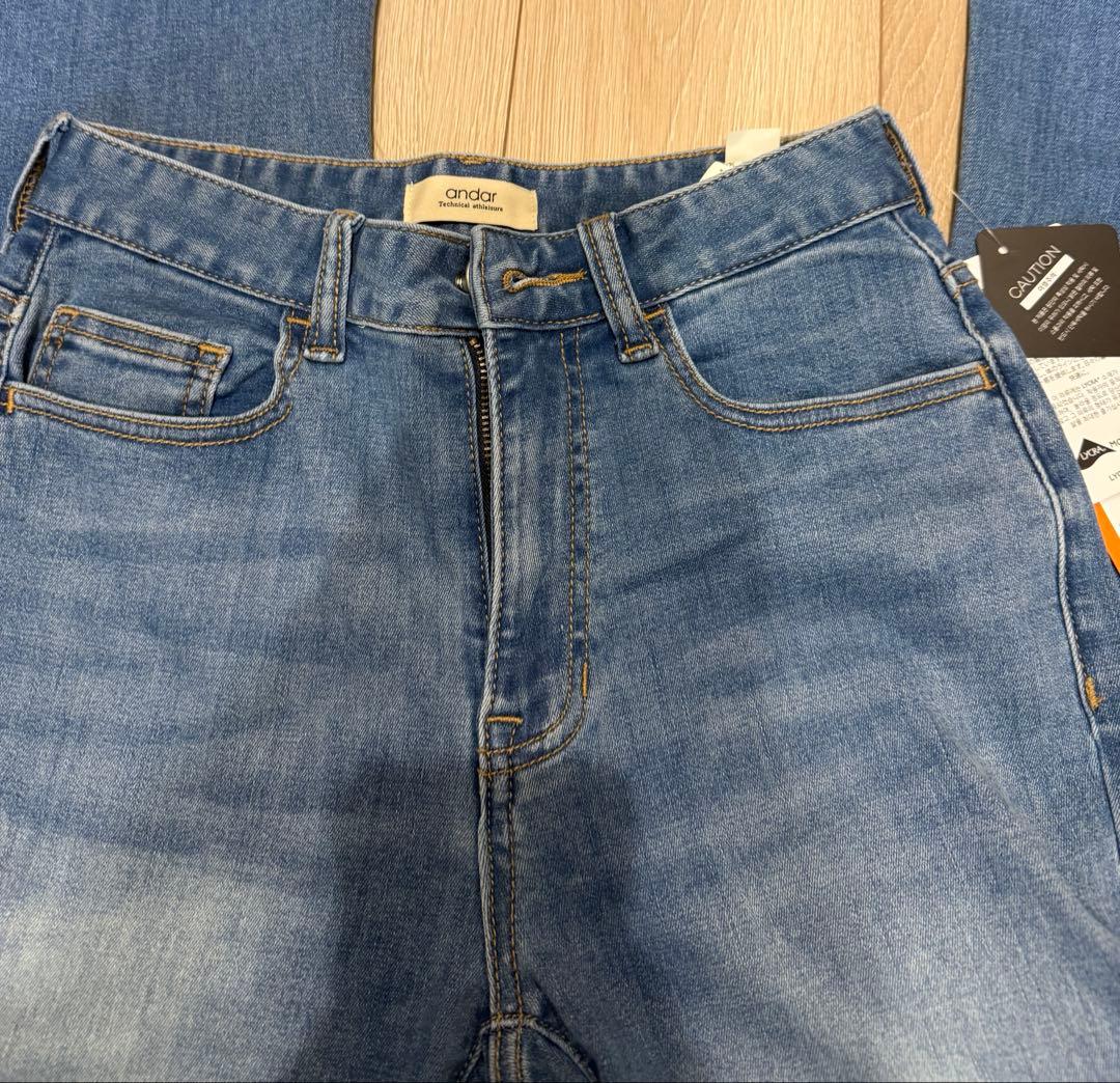 Airdenim セミ ブーツカットジーンズ　26
