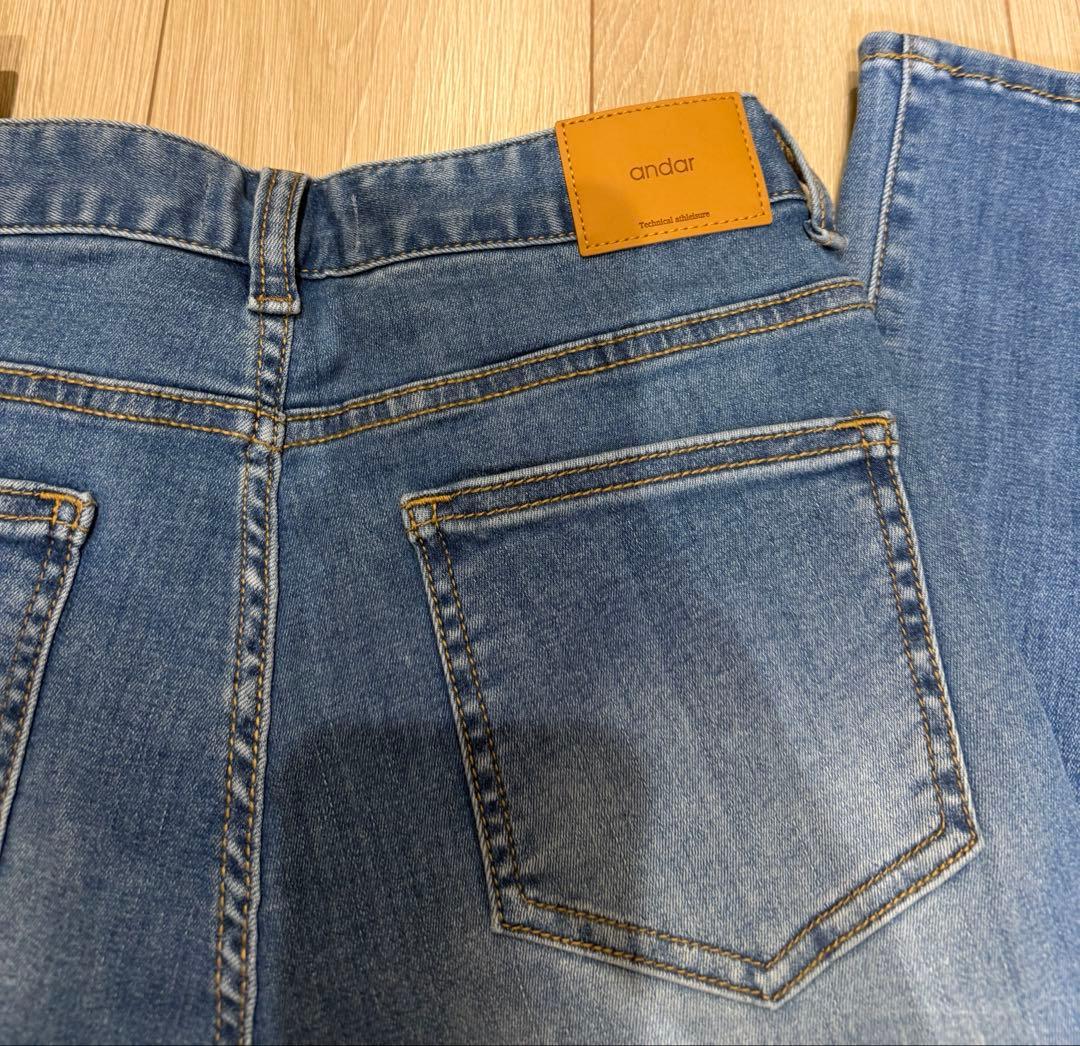 Airdenim セミ ブーツカットジーンズ　26