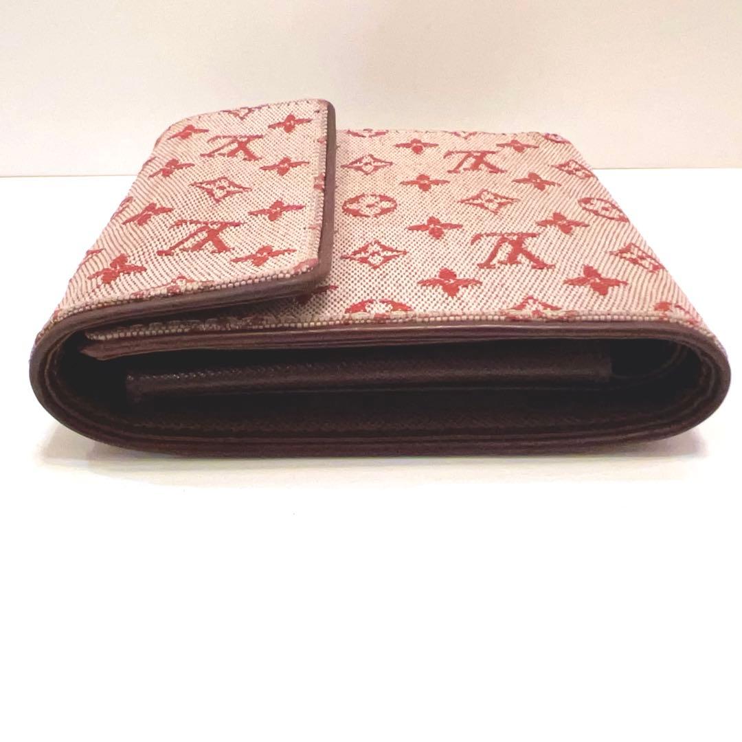 ルイヴィトン モノグラムミニ ポルトビエカルト クレディ チェリー M92241